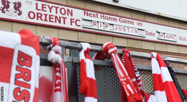 Tributes at Leyton Orient