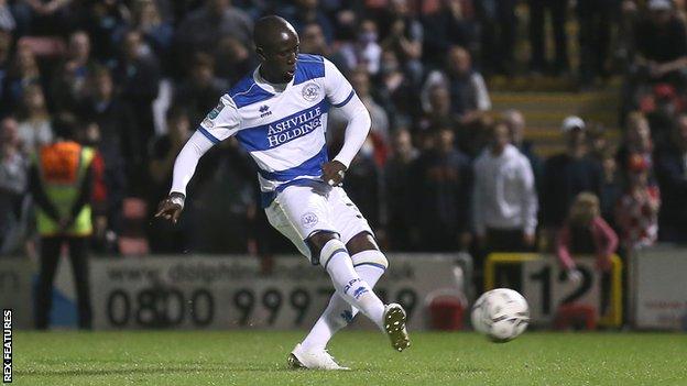 Albert Adomah scores a penalty