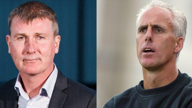 Stephen Kenny and Mick McCarthy