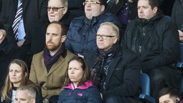 Scotland manager Alex McLeish at Ibrox