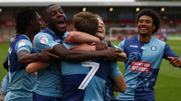 Wycombe celebrate