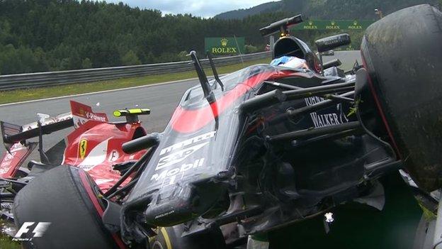 Fernando Alonso and Kimi Raikkonen