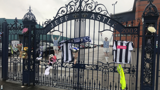 Tributes to Cyrille Regis at The Hawthorns