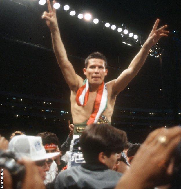 Chavez last fought in 2005 and retired with 107 wins from 115 fights