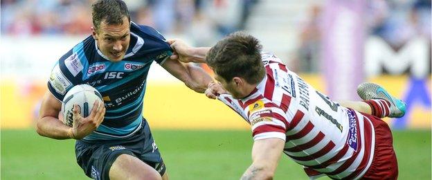 Danny McGuire had a first-half disallowed at the DW Stadium