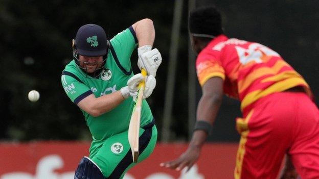 Ireland opener Paul Stirling was named player-of-the-series after his 43 on Monday