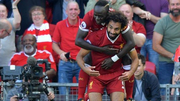 Mohamed Salah and Sadio Mane