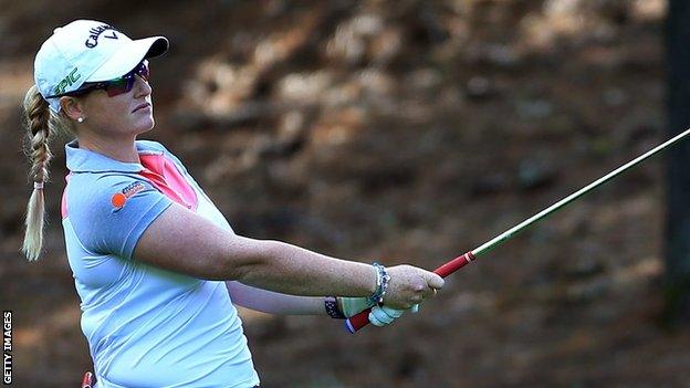 Holly Clyburn at the Canadian Pacific Women's Open