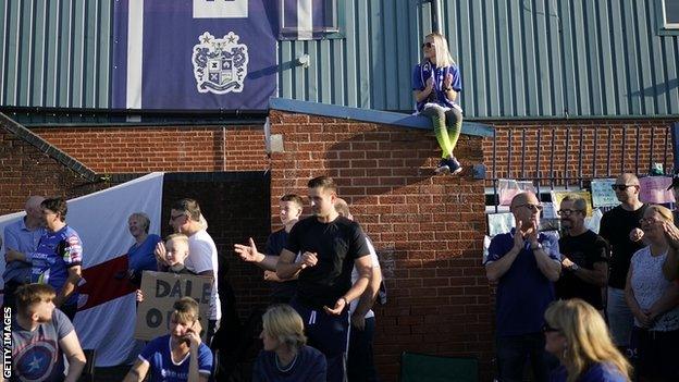 Bury supporters