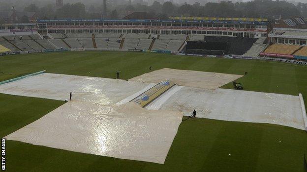 Edgbaston rain