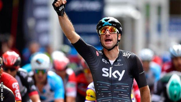 Elia Viviani has now won five stages at the Tour of Britain during his career