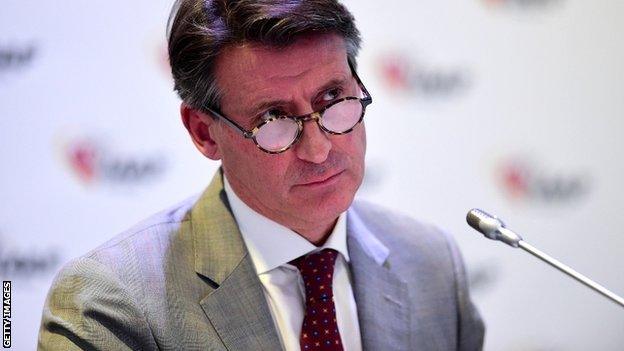 Lord Coe was appointed IAAF president in August