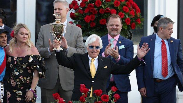 Bob Baffert after the Kentucku Derby