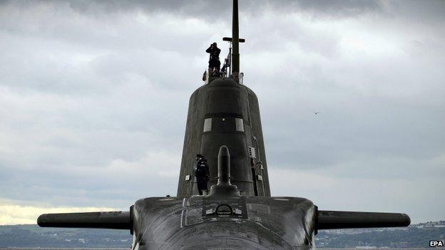 Submarine at Faslane