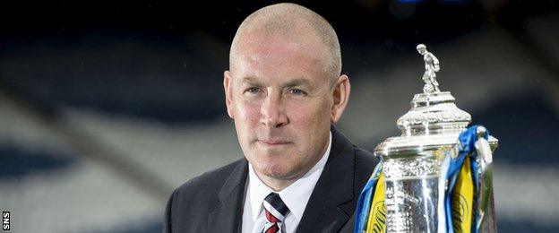 Rangers manager Mark Warburton