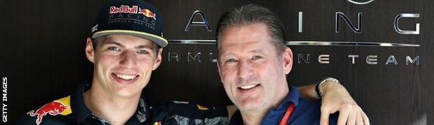 Max and Jos Verstappen