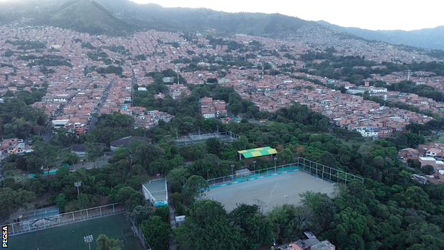 The rugby complex in Castilla, Medellin