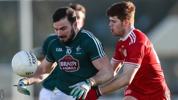 Fergal Conway and Cathal McShane in action as Tyrone beat Kildare