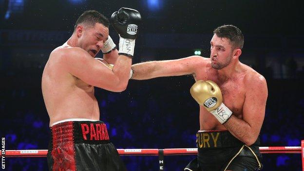 Joseph Parker v Hughie Fury