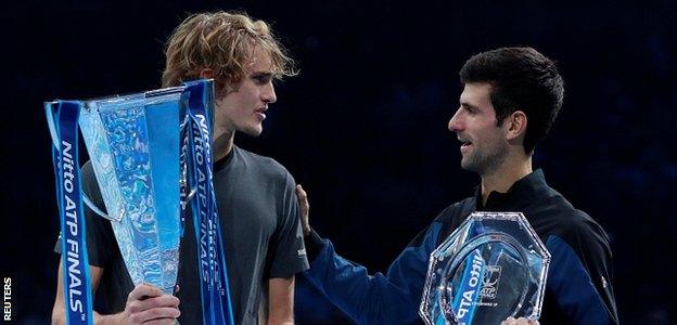 Zverev and Djokovic