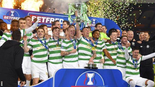 Celtic won the Scottish League Cup in 2017