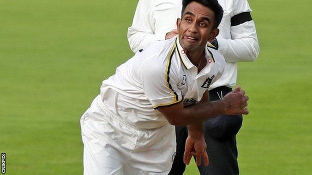 India spinner Jayant Yadav took nine wickets in the match for Warwickshire - but finished on the losing side