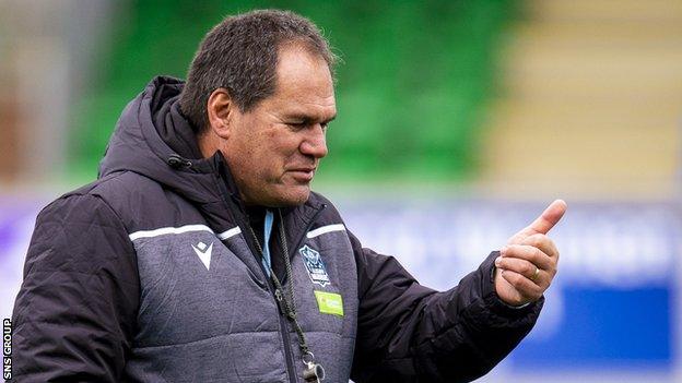 Glasgow Warriors head coach Dave Rennie