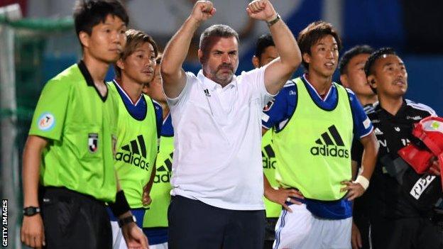 Former Australia boss Ange Postecoglou has been in charge of Yokohama F Marinos since December 2017