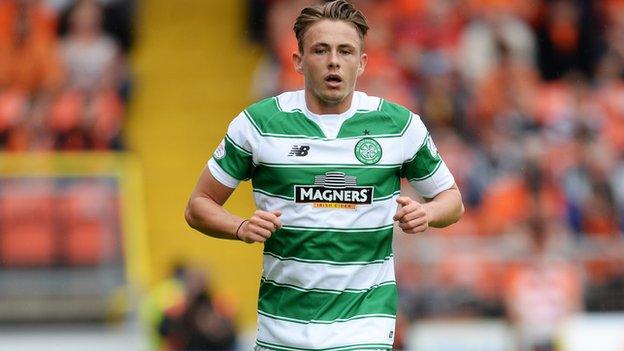 Celtic midfielder Scott Allan