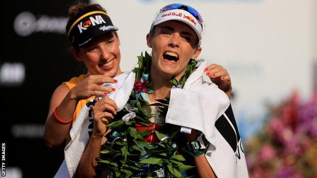 Lucy Charles-Barclay came second on her Ironman World Championships debut in 2017