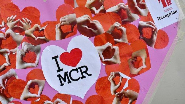 Manchester bombing tributes