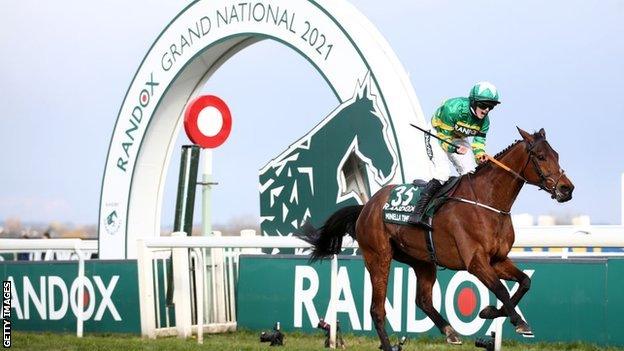 Rachael Blackmore won then Grand National at Aintree on Minella Times