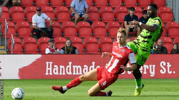 Jamille Matt goes close for Forest Green