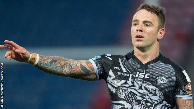 Richie Myler scored the fourth of Catalans' five tries against his former club