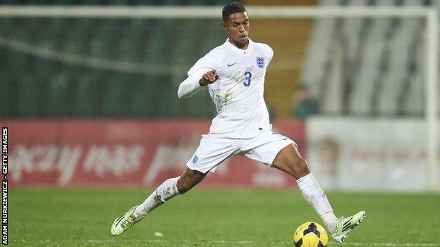 Max Lowe was capped by England at Under-18 level