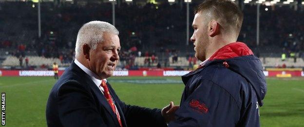 Warren Gatland and Sean O'Brien