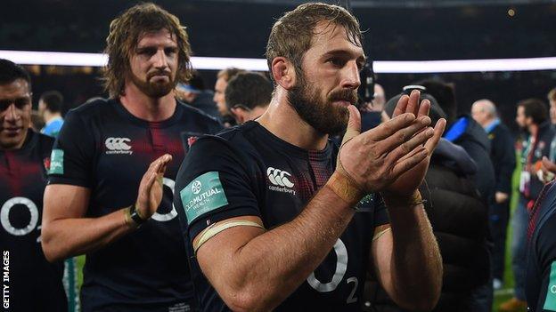 Chris Robshaw and Tom Wood