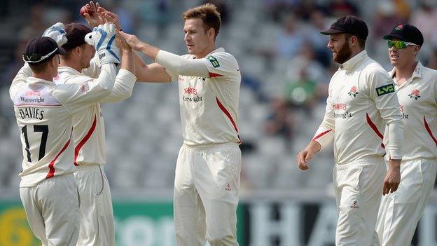 Lancashire celebrated their first T20 Blast victory, as well as promotion in the County Championship