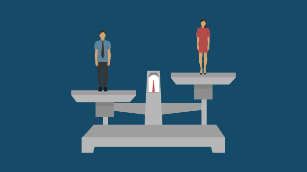 gender gap illustration