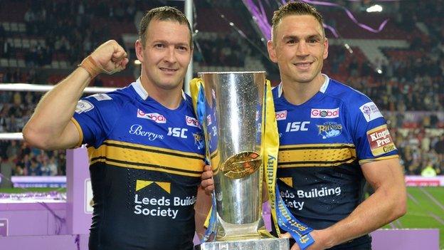 Danny Maguire and Kevin Sinfield