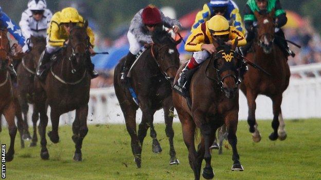 Lady Aurelia wins the Queen Mary Stakes