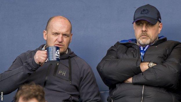 McFarland (right) has formed a successful partnership with Scotland head coach Gregor Townsend