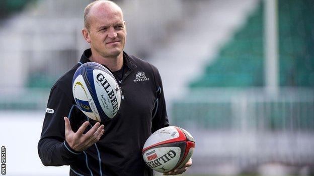 Glasgow Warriors head coach Gregor Townsend