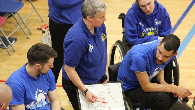 Wheelchair basketball coach Anna Jackson