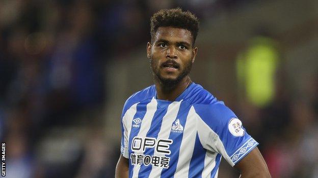 Huddersfield and Benin striker Steve Mounie