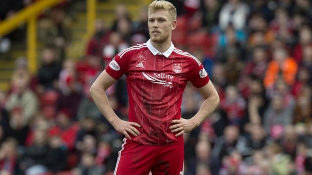 Aberdeen striker Jayden Stockley