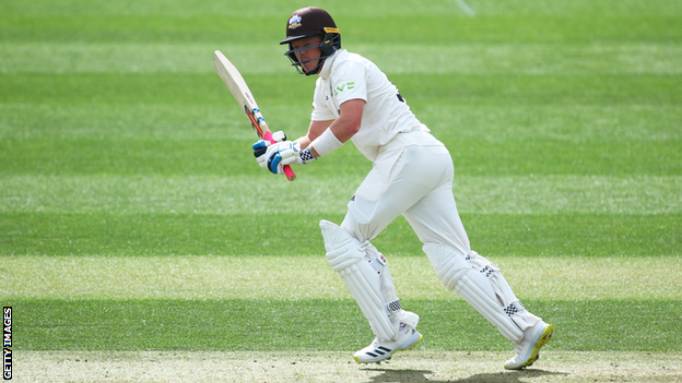 Ollie Pope added 14 runs to his overnight score before falling for 127