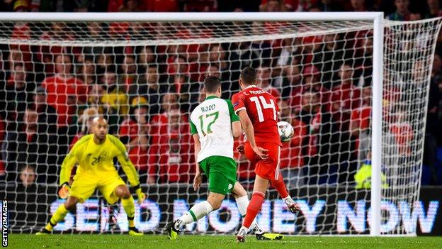 Connor Roberts scored his first Wales goal in the 4-1 Nations League win over the Republic of Ireland