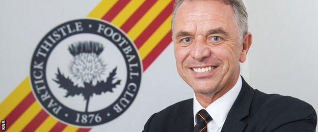 Partick Thistle chairman David Beattie