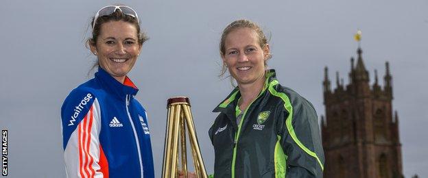 Charlotte Edwards and Meg Lanning